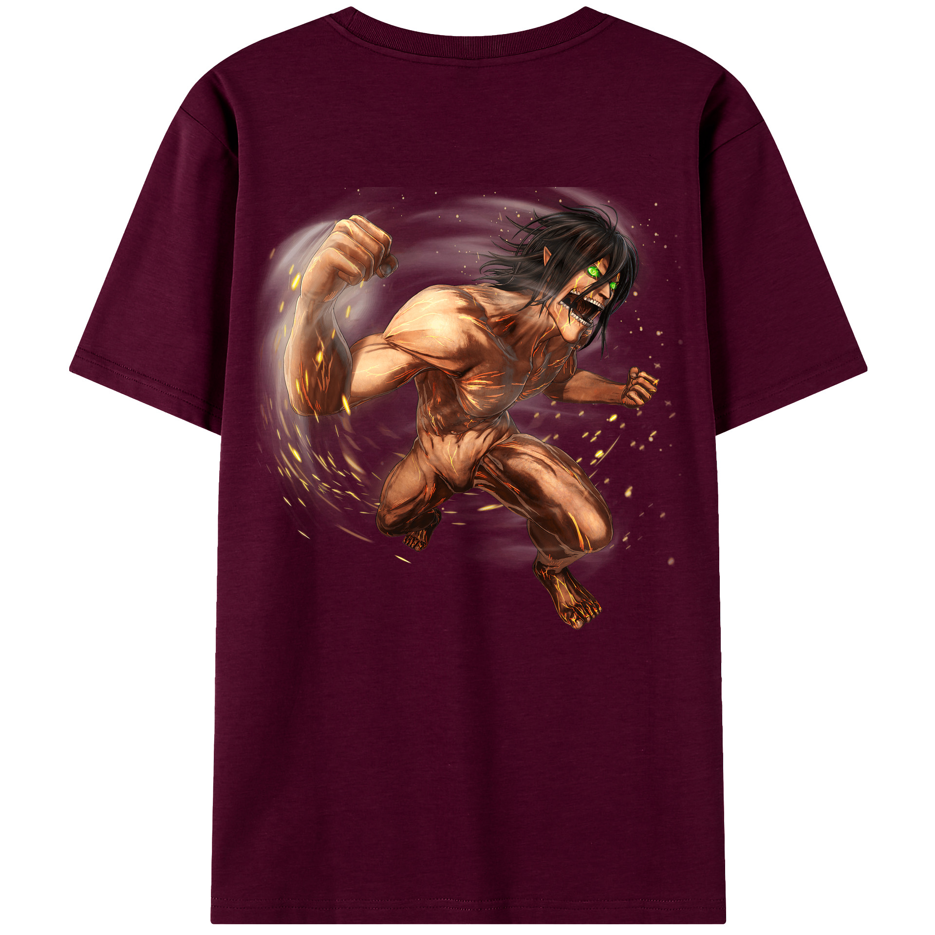 （画像用） 進撃の巨人 Attack on Titan レディース半袖Tシャツ(バックプリント)